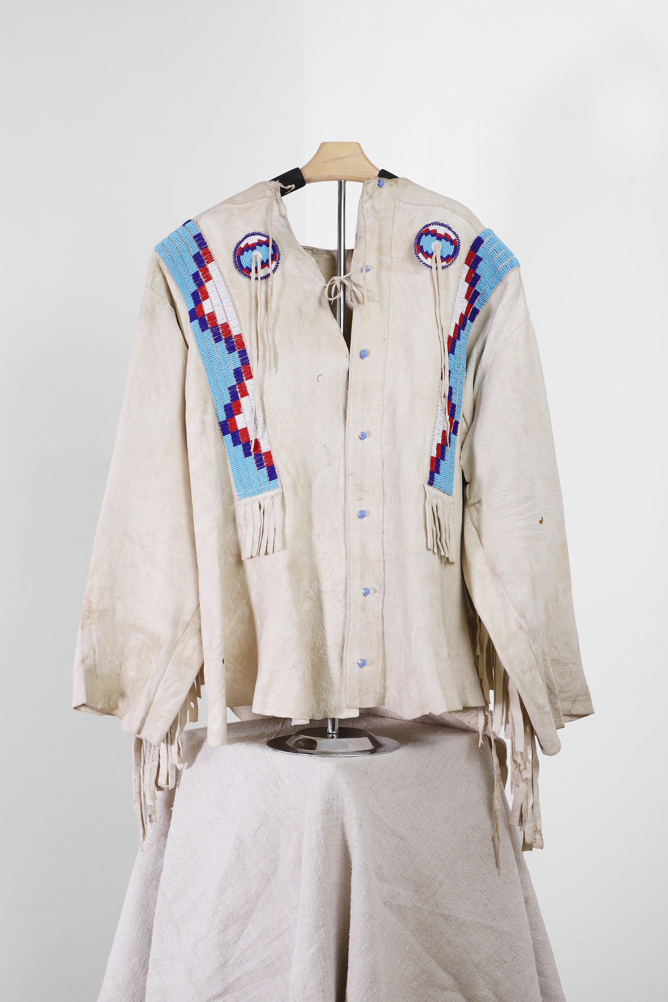 A Native American Plains beaded man's shirt (£600-800)